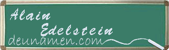 Alain Edelstein Visitenkarte